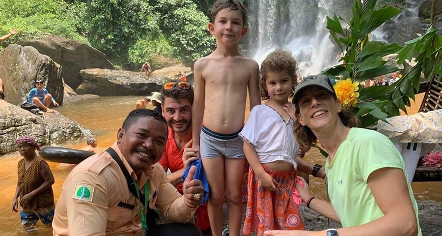 2-Days Angkor & Banteay Srei & Kulen Mountian Waterfall Tour