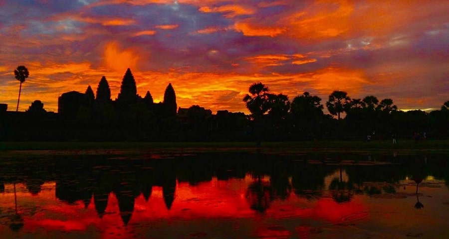 Angkor Wat at the dawn